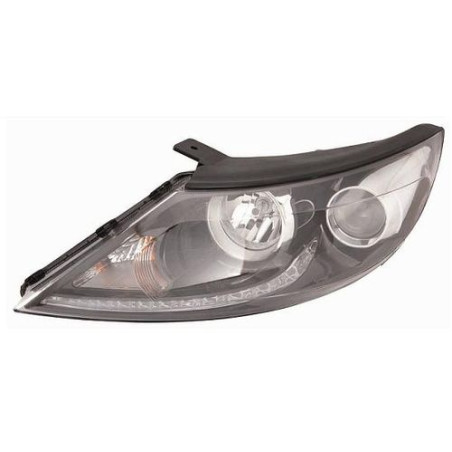 FARO FANALE PROIETTORE SX H7,H7 LED NERA LED ELETTRICA KIA SPORTAGE (SL) 2010 2014 OEM 921013W121