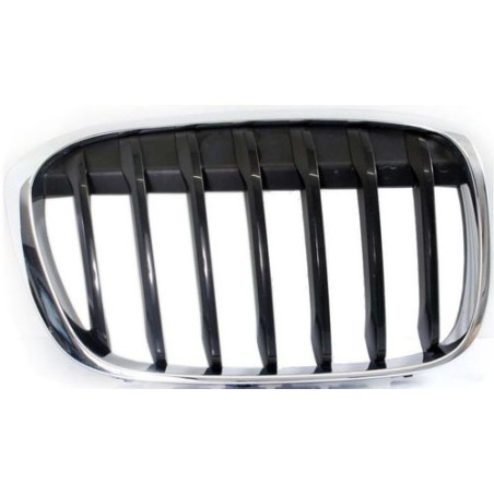 GRIGLIA ANT DX CROMATA/NERA BMW X1 (F48) 2015 2019 OEM 51137354824