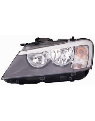 FARO FANALE PROIETTORE SX 2H7 NERA BMW X3 (F25) 2011 2014 OEM 63127217287