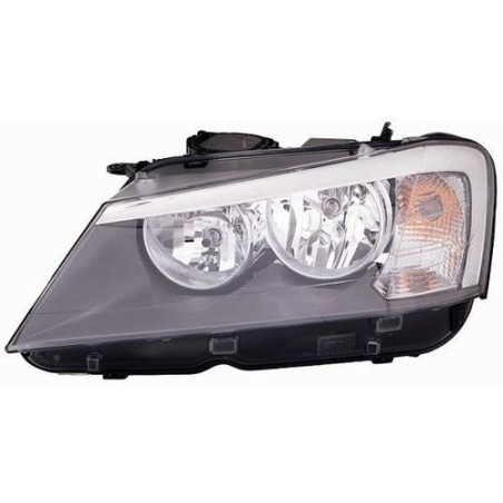 FARO FANALE PROIETTORE SX 2H7 NERA BMW X3 (F25) 2011 2014 OEM 63127217287