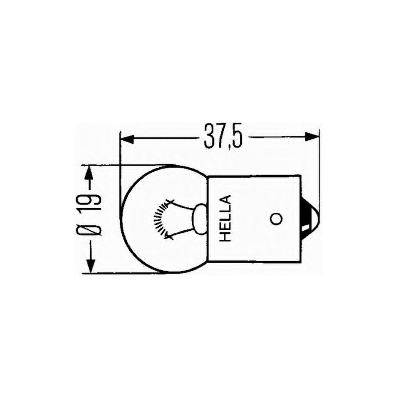 R5W 12V 5W STANDARD