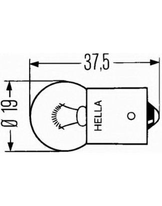 R10W 12V 10W STANDARD