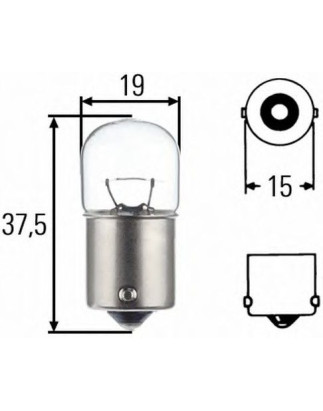 R10W 12V 10W STANDARD