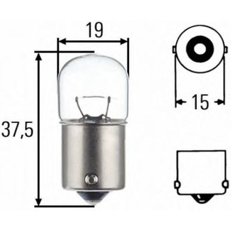 R10W 12V 10W STANDARD