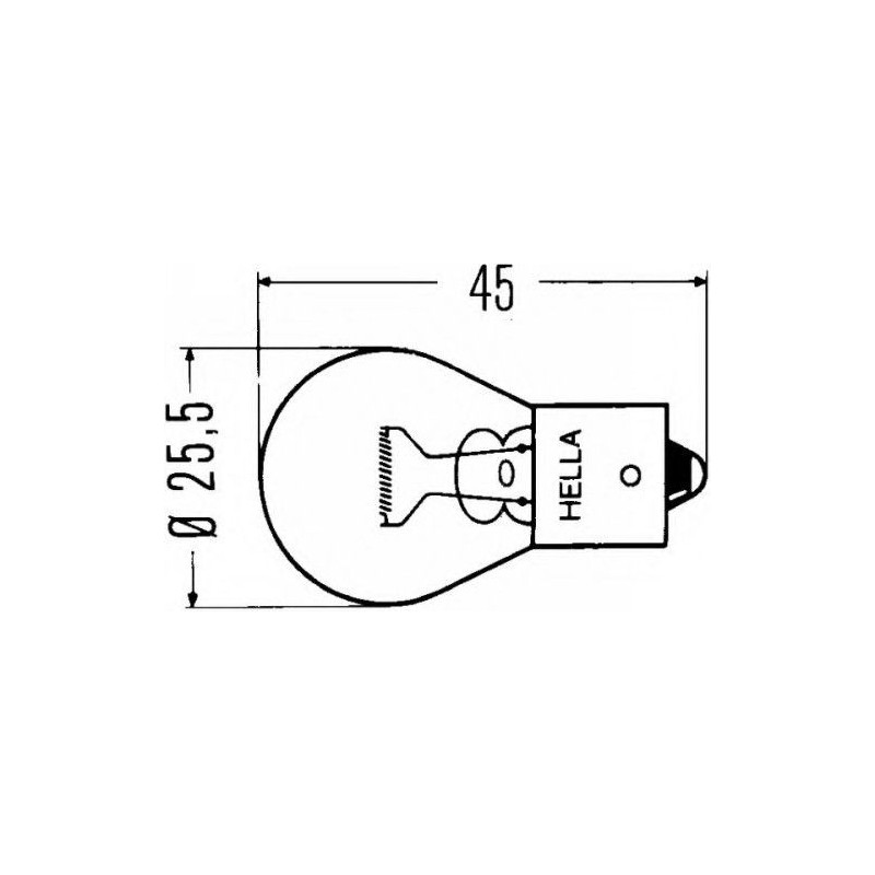 P21W 12V 21W STANDARD