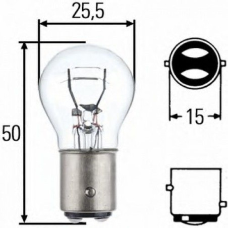 LAMP.24-21/5 2 FILAMENTI