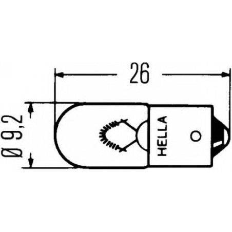 T4W 12V 4W STANDARD