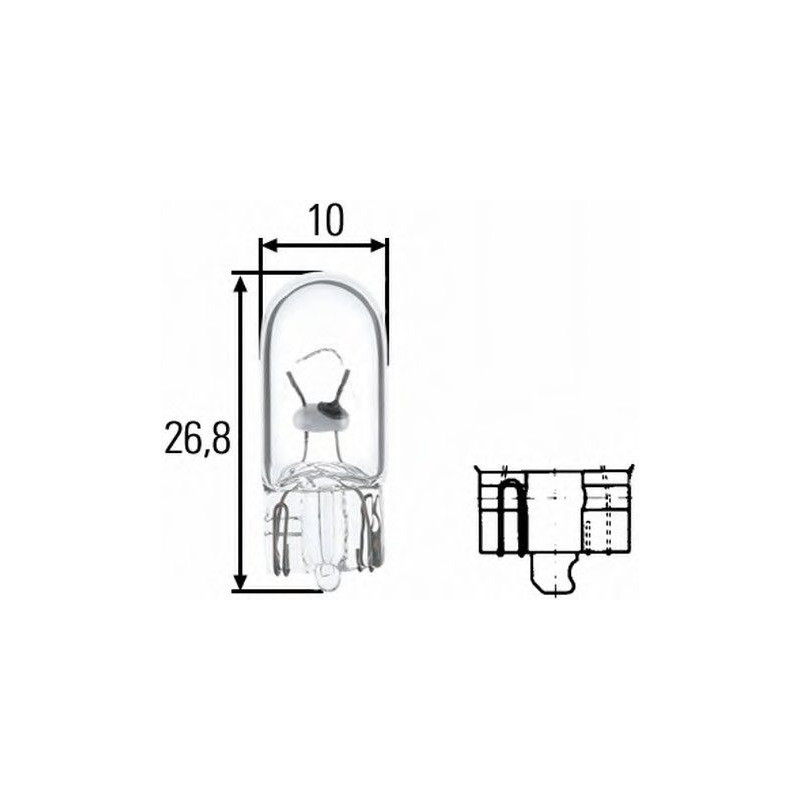 W5W 12V 5W STANDARD