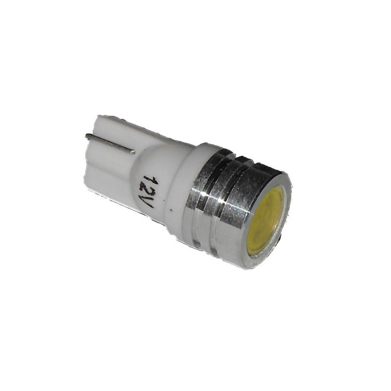 LAMPADA LED ATTACCO T10 W5W TUTTOVETRO CRUSCOTTO/DIREZIONE 1 LED COLORE BIANCO