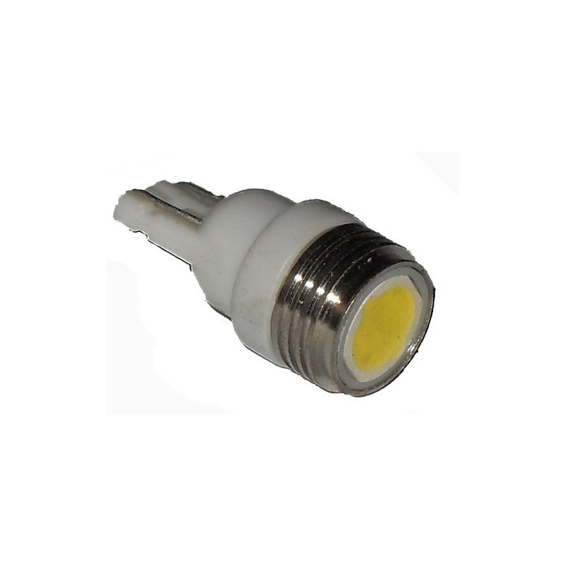 LAMPADA LED ATTACCO T10 W5W 1,5W TUTTOVETRO CRUSCOTTO/DIREZIONE 1 LED COLORE BIANCO