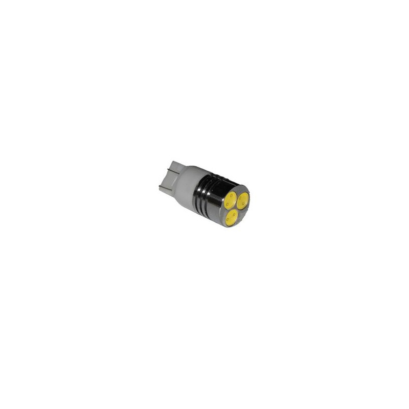 LAMPADA LED ATTACCO 7443 W21/5W STOP/DIREZIONE 3 LED COLORE BIANCO