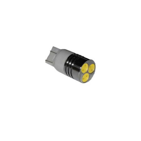 LAMPADA LED ATTACCO 7443 W21/5W STOP/DIREZIONE 3 LED COLORE BIANCO