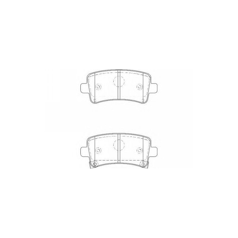 OPEL/ VAUXHALL INSIGNIA REAR 07/08-  (OPZ. BRAKE DISC FULL)