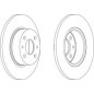 DISCO FRENO POST ALFA ROMEO / LANCIA / FIAT