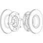 DISCO FRENO ANT ALFA ROMEO, FIAT