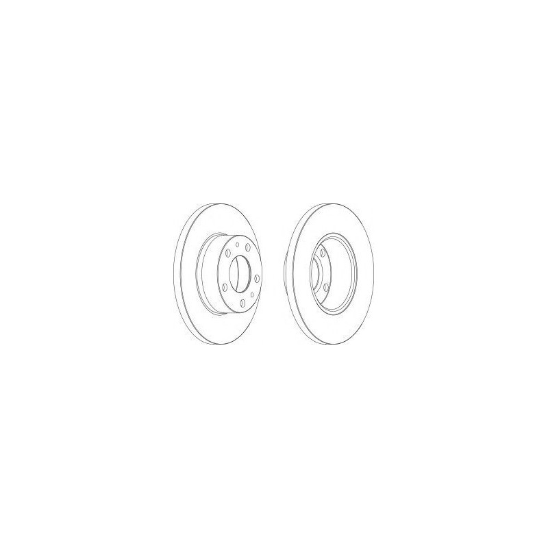 DISCO FRENO ANT CITROEN JUMPER 27 - 31, FIAT DUCATO 10 - 14 , PEUGEOT BOXER