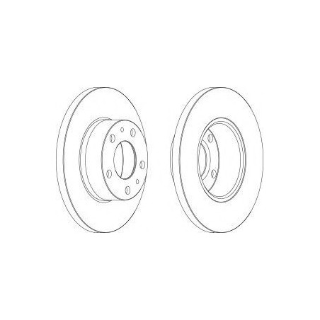 DISCO FRENO ANT CITROEN JUMPER 27 - 31, FIAT DUCATO 10 - 14 , PEUGEOT BOXER