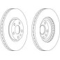 DISCO FRENO ANT CITROEN EVASION / SYNERGIE (UK), FIAT ULYSSE, LANCIA ZETA, PEUGEOT 806