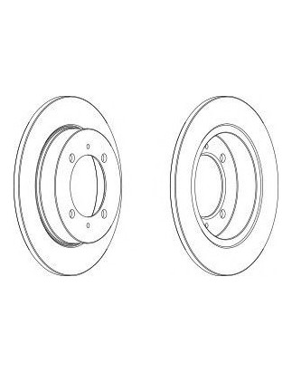 DISCO FRENO POST VOLVO S40 / V40 ALL MODELS 96 -