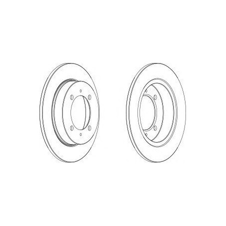 DISCO FRENO POST VOLVO S40 / V40 ALL MODELS 96 -