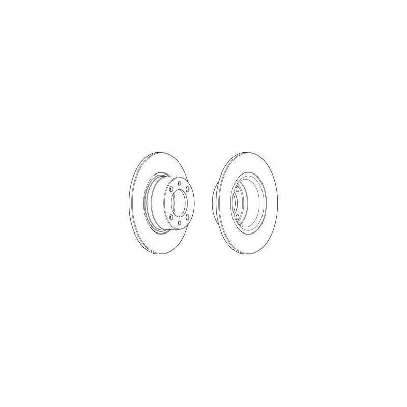 DISCO FRENO ANT MERCEDES A CLASS 1.6 (VENTED)98 -  