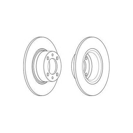 DISCO FRENO ANT MERCEDES A CLASS 1.6 (VENTED)98 -