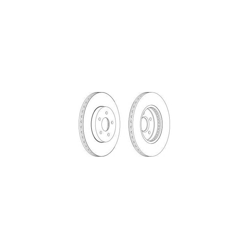 DISCO FRENO ANT FORD MONDEO ALL MODELS 00 -  