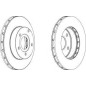 DISCO FRENO ANT JEEP GRANDCHEROKEE99 -  