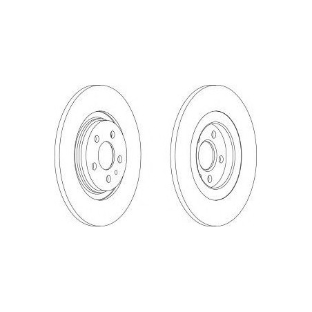 DISCO FRENO POST CITROEN C8, PEUGEOT 807, FIAT ULYSSE (II), LANCIA PHEDRA