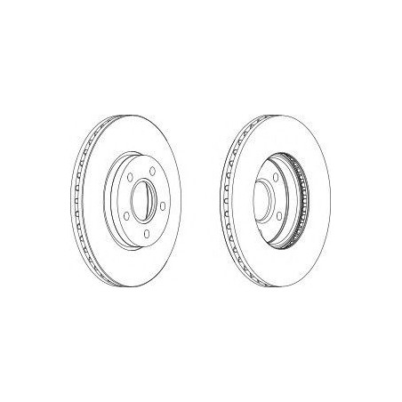 "DISCO FRENO ANT FORD FOCUS C - MAX, MK2 15"" + 16"", VOLVO S40 (II), V5015"""