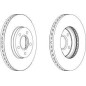 "DISCO FRENO ANT FORD FOCUS C - MAX, MK2 15"" + 16"", VOLVO S40 (II), V5015"""