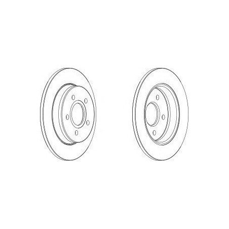 DISCO FRENO POST FORD FOCUS C-MAX REAR