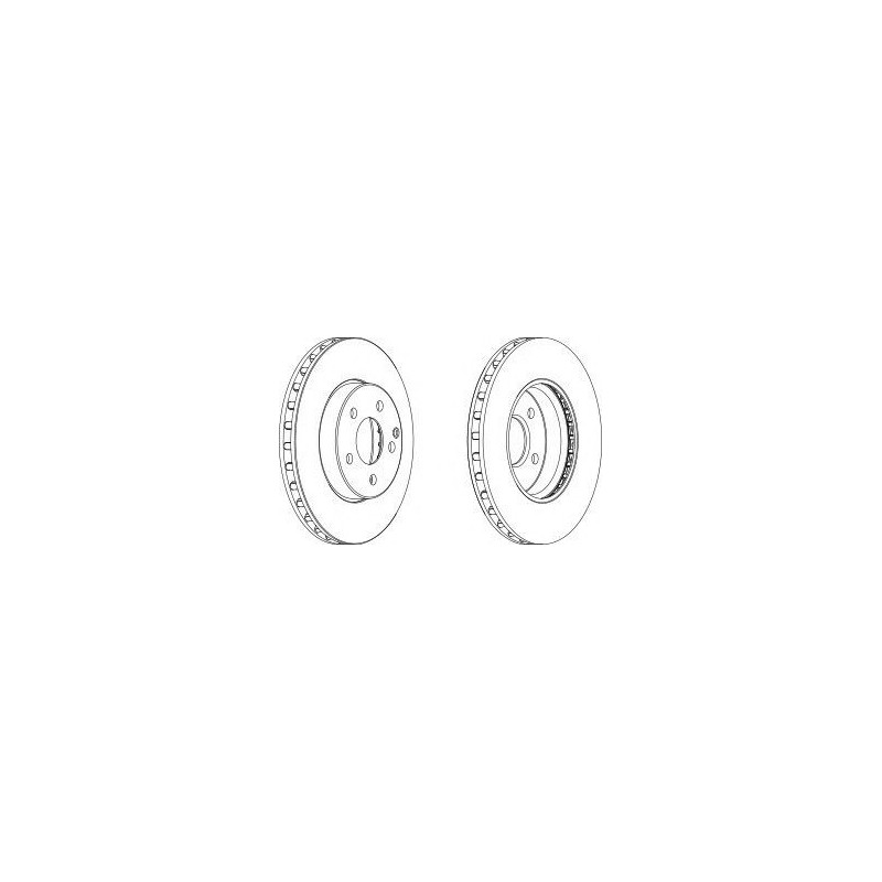 DISCO FRENO ANT MERCEDES E CLASS (W211, S211)