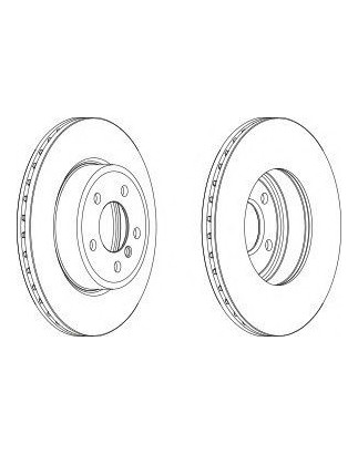 DISCO FRENO ANT BMW X3 04 -