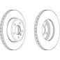 DISCO FRENO ANT BMW X3 04 -