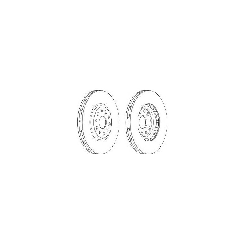DISCO FRENO ANT ALFA ROMEO 159 - BRERA
