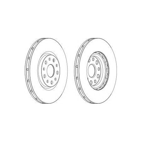 DISCO FRENO ANT ALFA ROMEO 159 - BRERA