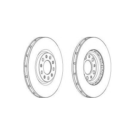 DISCO FRENO ANT ALFA ROMEO 159 - BRERA - SPIDER
