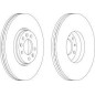 DISCO FRENO ANT FIAT SCUDO, CITROEN JUMPY (DISPATCH), PEUGEOT EXPERT 07- -