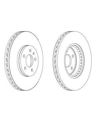 DISCO FRENO ANT AUDI A4, A5 PR 1LA