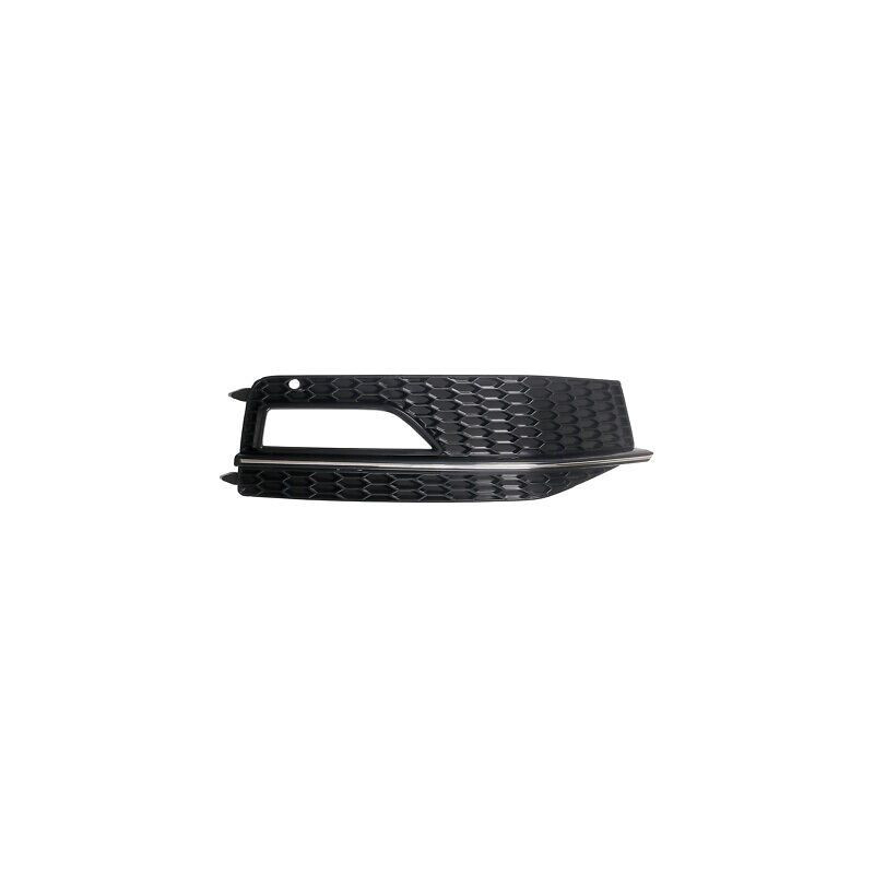 GRIGLIA PARAURTI ANT DX NERA INTERNO CROMATO AUDI A4 (8KH/8K2/8K5) 2011 2015 OEM 8K0807682M01C