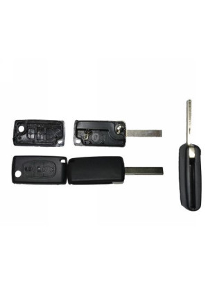 GUSCIO PER CHIAVI NERO 3 CON ALLOGGIO BATTERIA ESAGONALE HU83 CITROEN BERLINGO (B9) 2008 2015