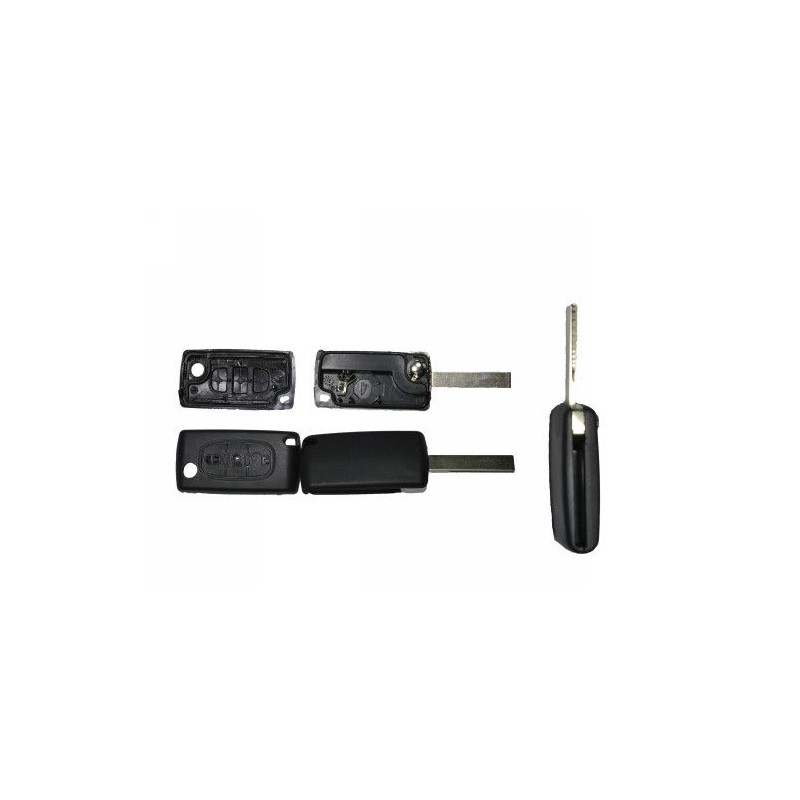 GUSCIO PER CHIAVI NERO 3 CON ALLOGGIO BATTERIA ESAGONALE HU83 CITROEN BERLINGO (B9) 2008 2015