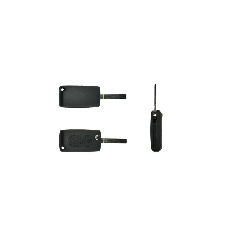GUSCIO PER CHIAVI NERO 3 CON ALLOGGIO BATTERIA ESAGONALE VA2 CITROEN C2 (JM) 2008 2010