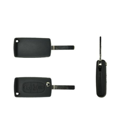 GUSCIO PER CHIAVI NERO 3 CON ALLOGGIO BATTERIA ESAGONALE VA2 CITROEN C2 (JM) 2008 2010