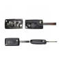 GUSCIO PER CHIAVI NERO 3 CON ALLOGGIO BATTERIA ESAGONALE HU83 CITROEN C2 (JM) 2008 2010