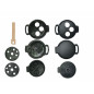 GUSCIO PER CHIAVI NERO 3 HU101 SMART FORFOUR (454) 2004 2015