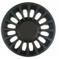 COPRICERCHIO 15" NERA NERO CON COVER E FREGIO IN RILIEVO