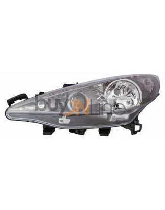 FARO FANALE PROIETTORE DX 2H7,H1 NERA PEUGEOT 207 (WD/WA/WC) 2006 2014 OEM 6206H4