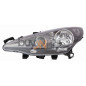 FARO FANALE PROIETTORE DX 2H7,H1 NERA PEUGEOT 207 (WD/WA/WC) 2006 2014 OEM 6206H4